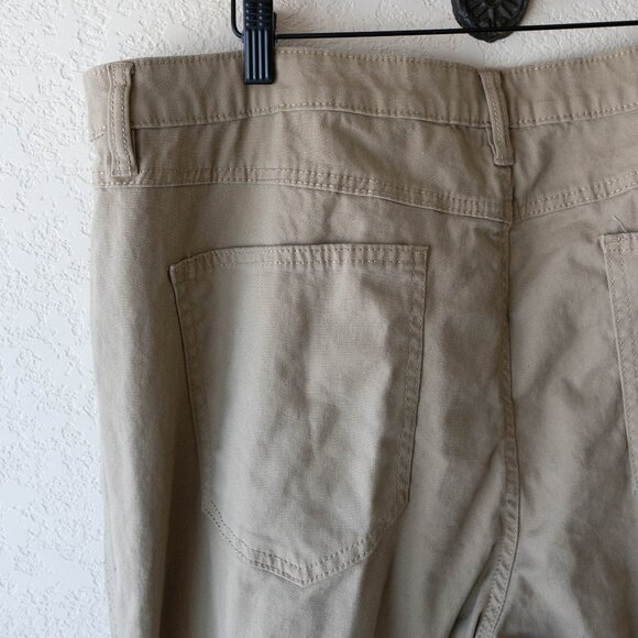 Magellan Men’s Khaki Pants 42W x 30L | Stain Release Stretch Cotton Workwear - Picture 9 of 10